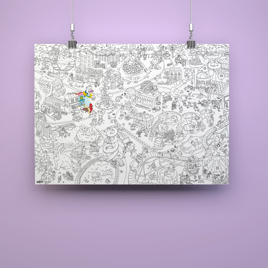 animal city giant poster