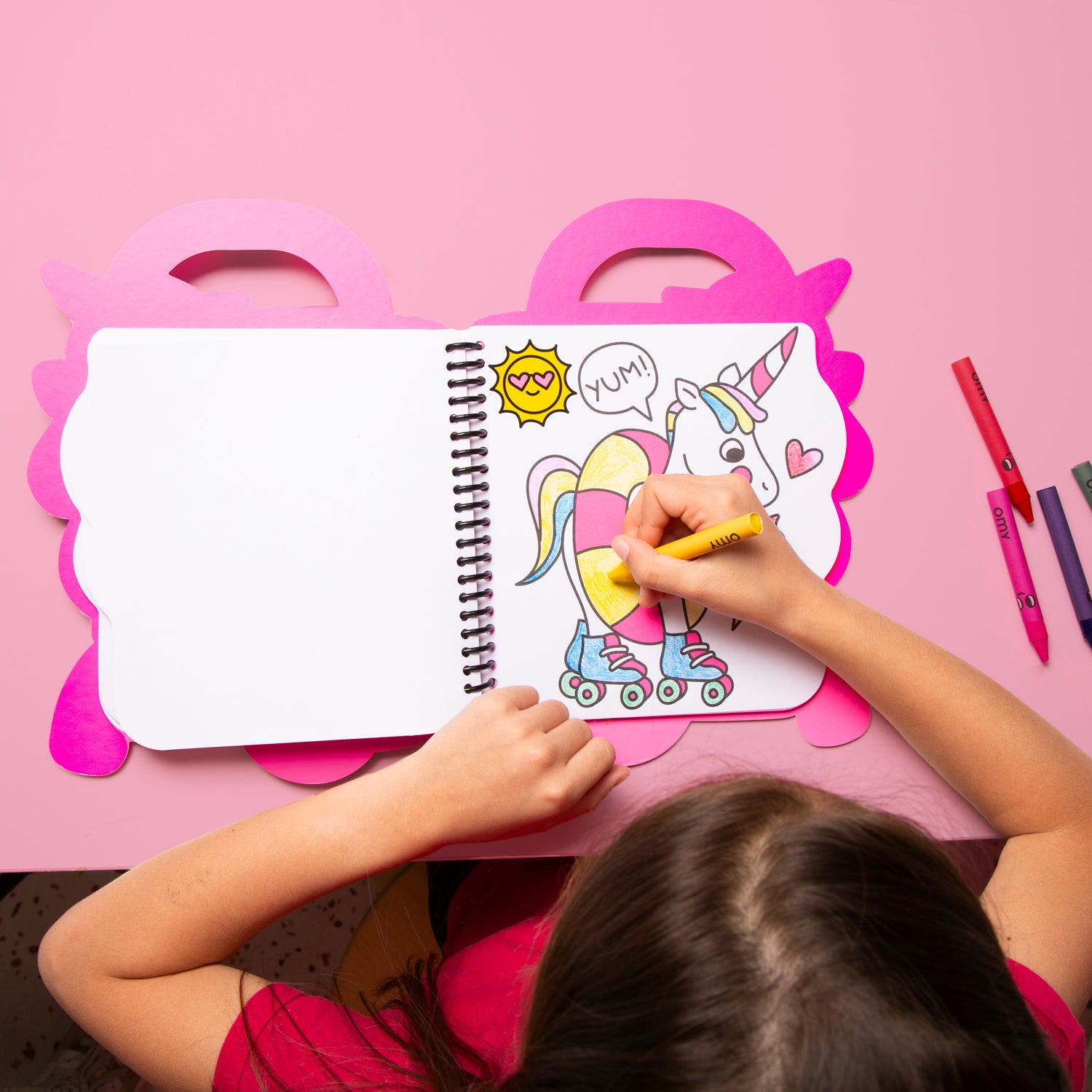 SUPER COLORING & STICKER BOOK UNICORN