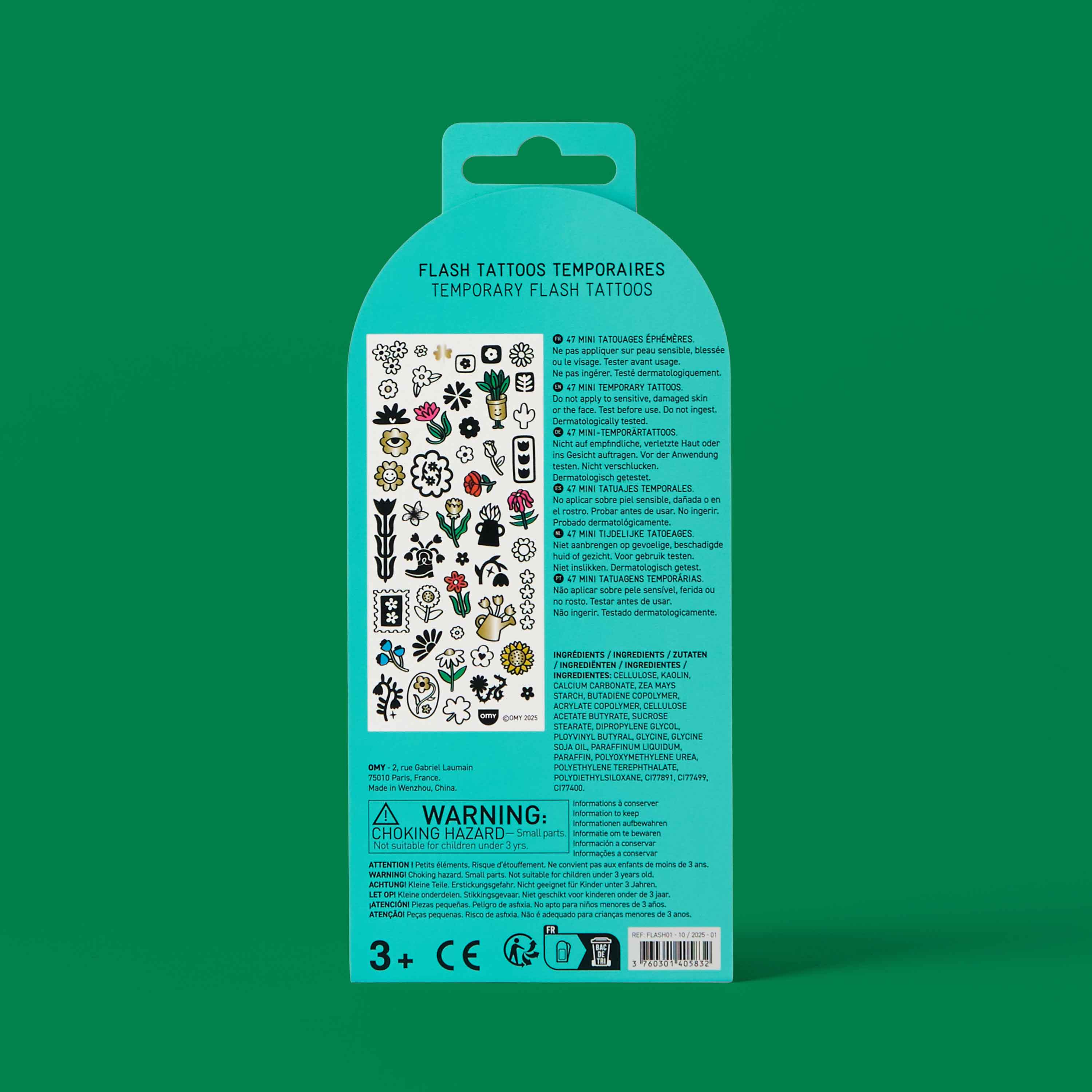 FLASH TATTOO - FLOWER POWER