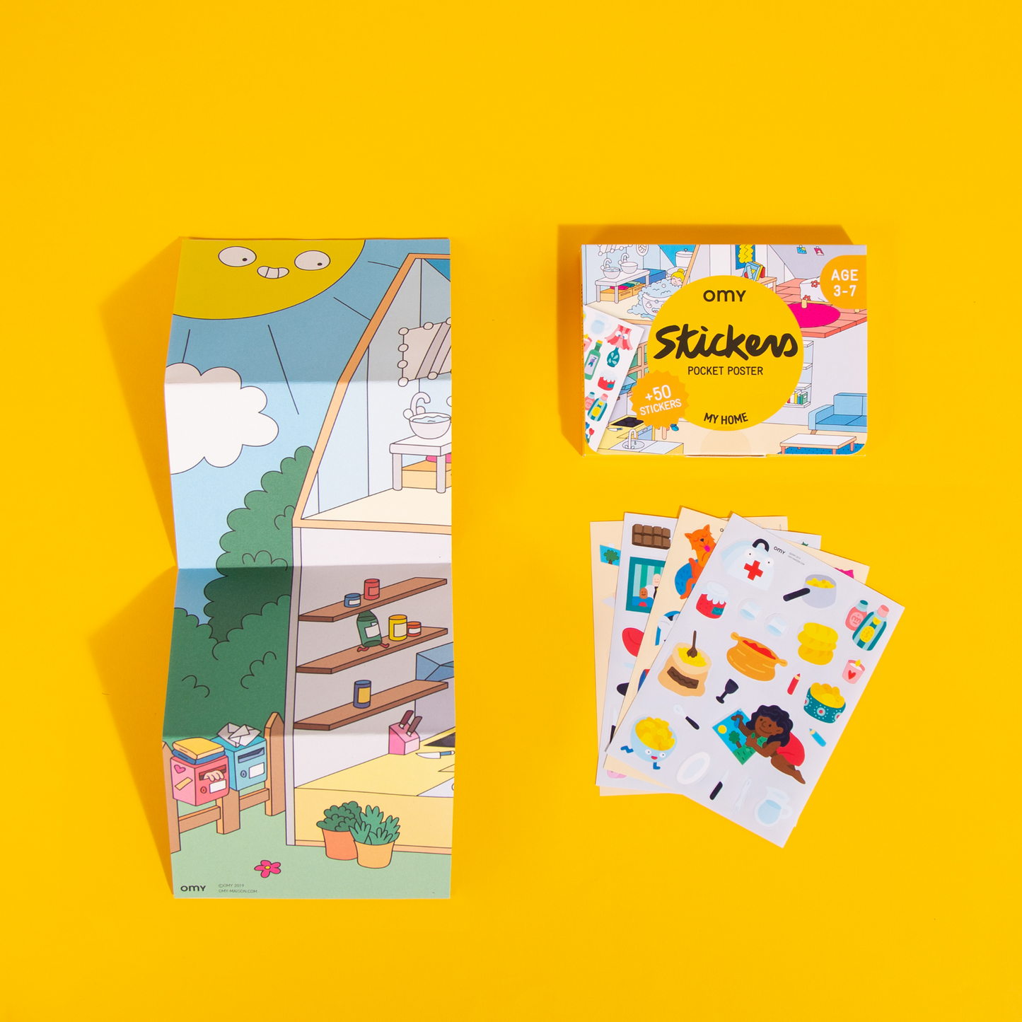 my home sticker decor pocket