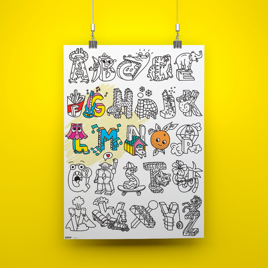 Funtastic - Personalized Colouring Poster – Big Giant Doodle - HUGE,  Personalized Colouring Posters