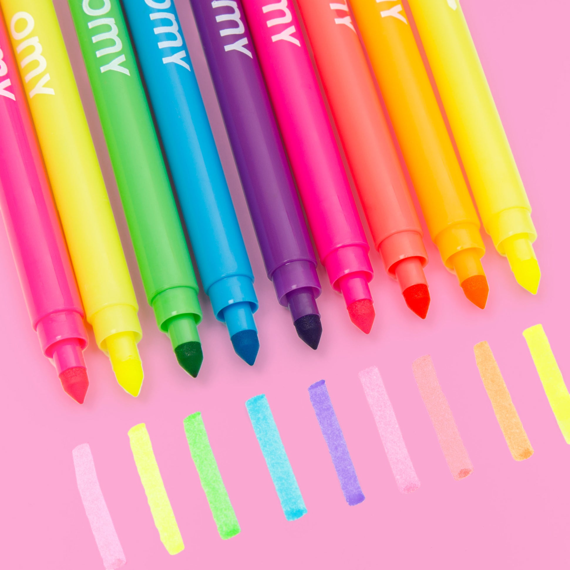 9 neon Markers
