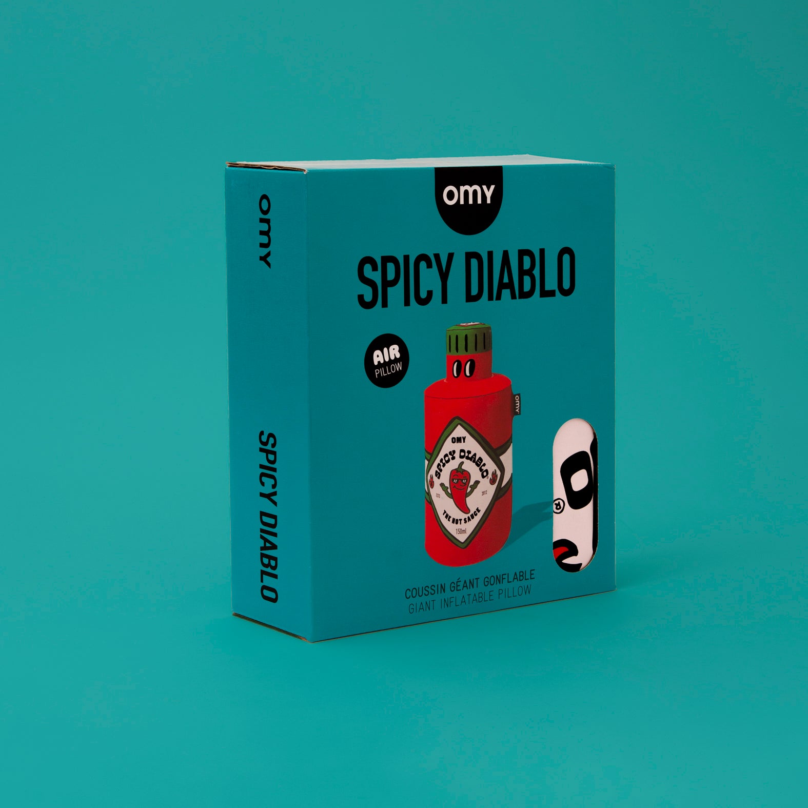 Omy Spicy Diablo air pillow packaging