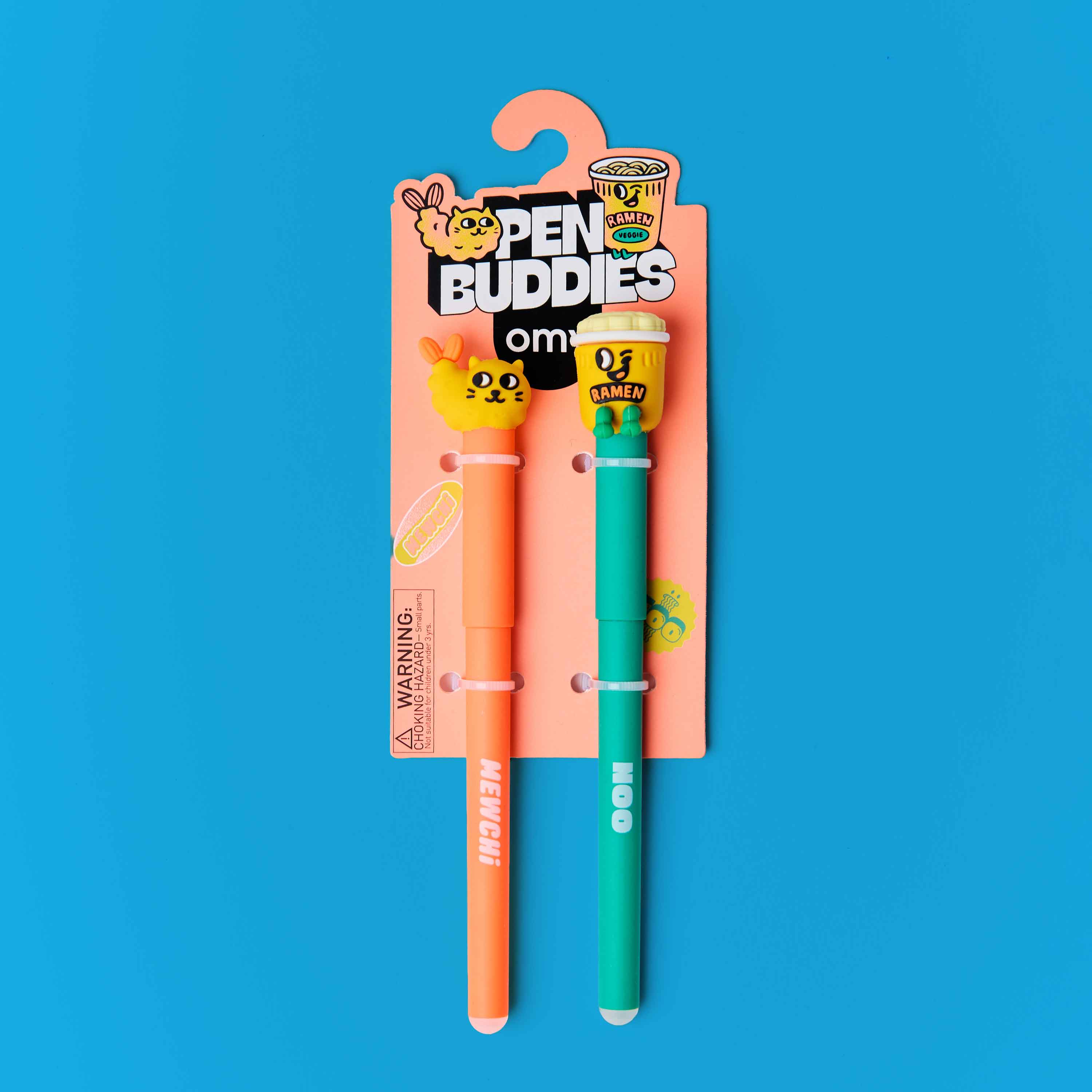 OMY Pen Buddies Mewchi & Noo – Erasable Gel Pens