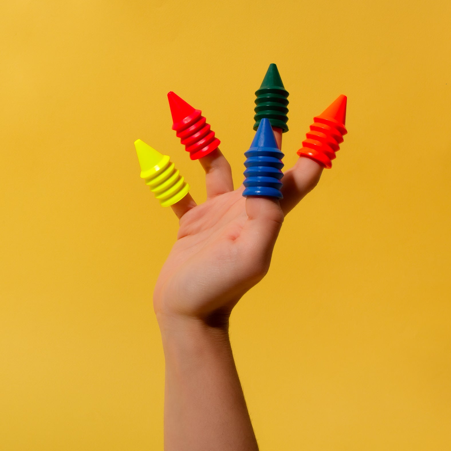 Finger crayons