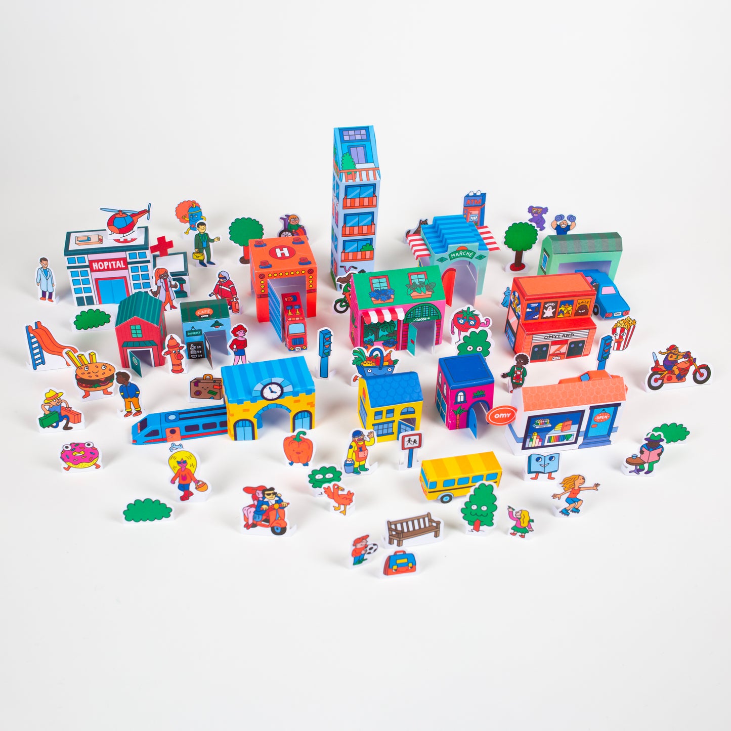 City - Paper toys