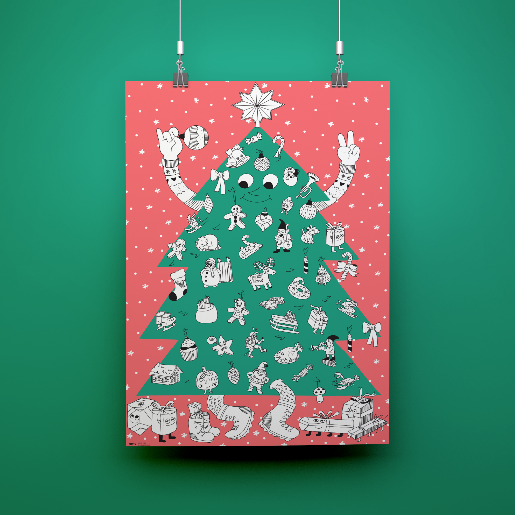 Christmas tree - Giant poster