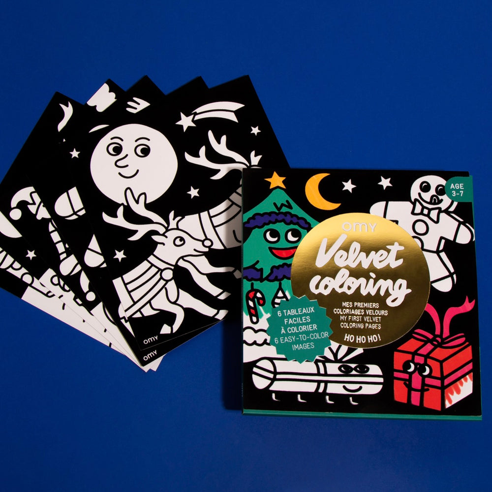 Velvet colouring sheets | Explore Christmas | Official Site Omy Maison US